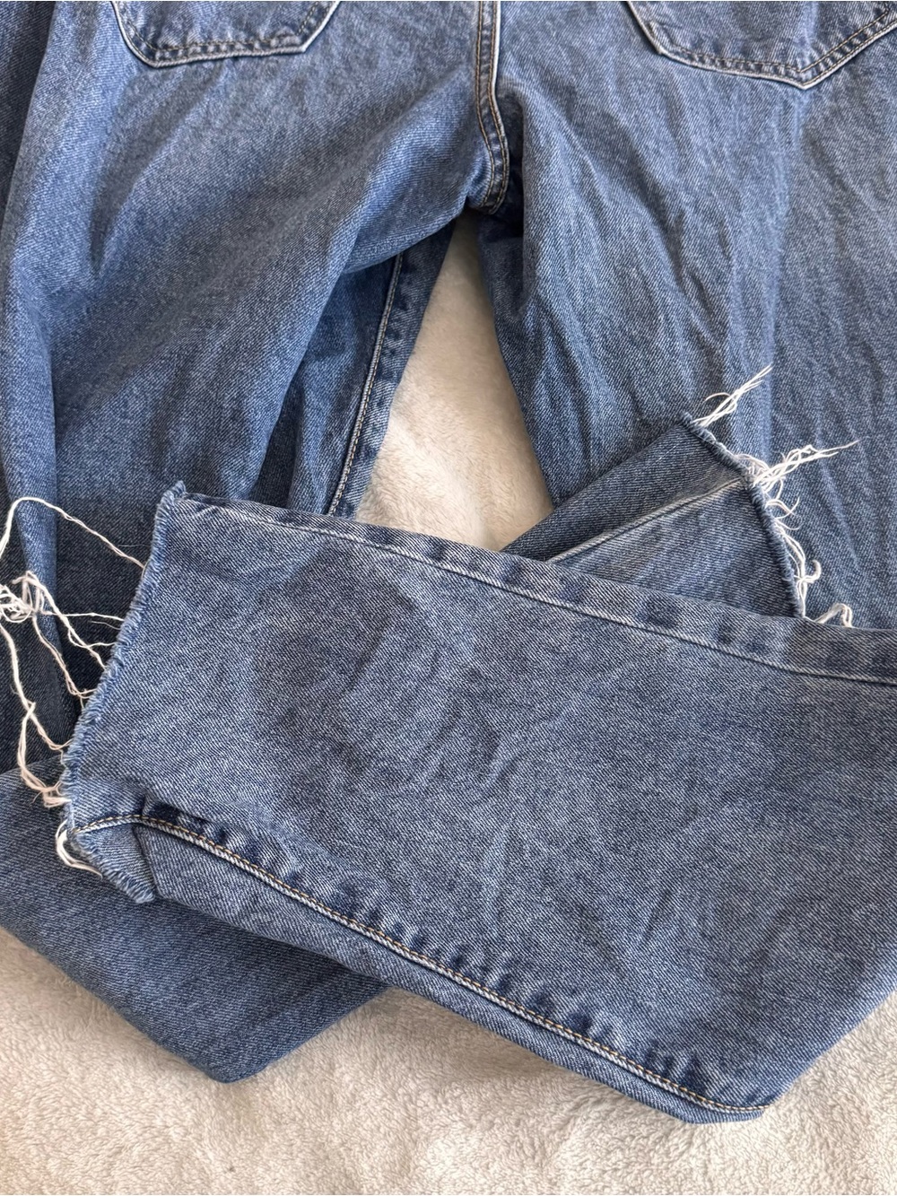 Universal Thread Blue Patchwork Jeans - Picture 5 of 5